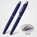 Пользовательский логотип Stylus Metal Ballpoint Pen Roller Pen Rubber Sprayed Soft Pen со стилусом